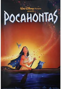 Pocahontas - Motiv C englisch gerollt