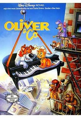 Oliver & Company - deutsch A1 Motiv B