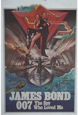 James Bond 007 - The Spy Who Loved Me - Bügelbild