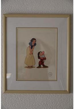 Walt Disney SeriCels - Snowwhite and Grumpy
