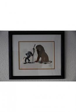 Walt Disney SeriCels - The Lion King - Rafiki and Simba