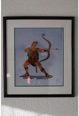 Walt Disney SeriCels - Hercules Portrait of a Hero