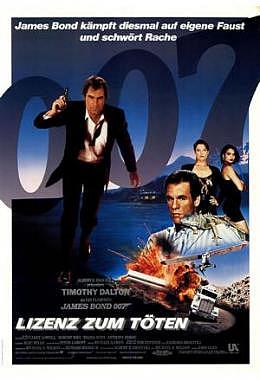 James Bond 007 - Lizenz zum töten - A1 Motiv B gefaltet