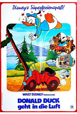 Donald Duck geht in die Luft