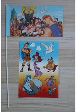 Hercules - Disney Fahne und Sticker