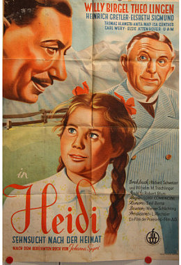 Heidi - 1952 Leinwand