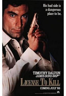 James Bond 007 - Licence to Kill - Motiv A gerollt
