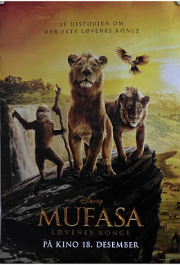 Mufasa - Norwegisches Filmplakat
