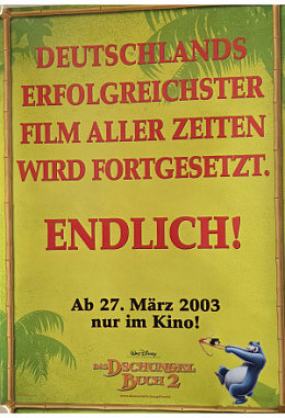 Dschungelbuch 2, Das - Motiv A