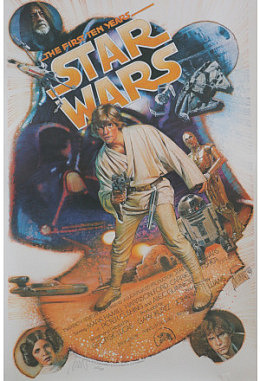 Star Wars: The First Ten Years (1977–1987) Lithografie Signiert