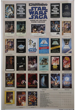 Star Wars alle Filmplakat Poster
