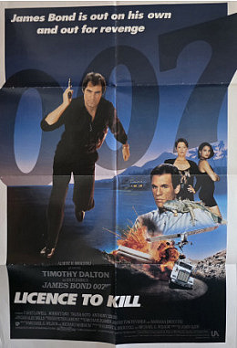 James Bond 007 - Licence to kill - Motiv B gefaltet