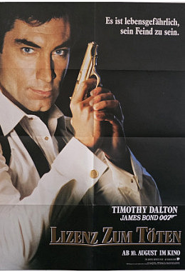 James Bond 007 - Lizenz zum töten - A1 Motiv A gefaltet