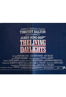 James Bond 007 - The Living Daylights - Schrift